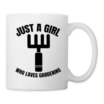 Gardener Orchard Hobby Gardener Garden Girl - Mug - white - Right
