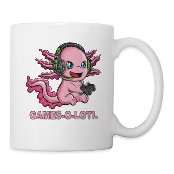 Jeux Jeux Jouer Axolotl Newt Jeux O Lotl - Mug blanc - blanc - Droite