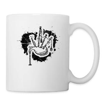 Bagpipes Bagpipes Bagpipe - Mug - white - Right