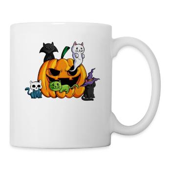 Cat Lovers Halloween Cat Vampire Witch Cat - Mug - white - Right