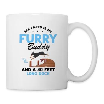 Water sports for dogs and dog water sports - Mug - white - Right