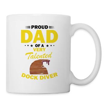 Water sports for dogs and dog water sports - Mug - white - Right