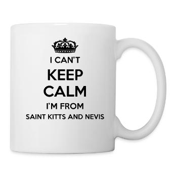 Stay calm, I'm from Saint Kitts and Nevis - Mug - white - Right