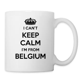Ich Kann Nicht Ruhig Bleiben, Ich Bin Von Tonga - Tasse - Weiß - Rechts