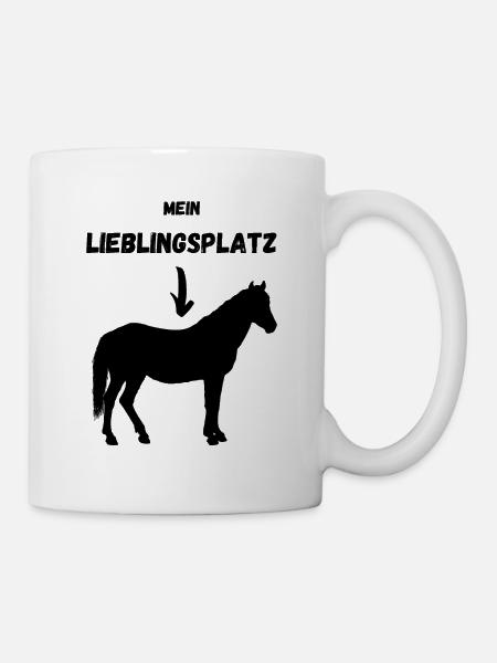 Mein Lieblingsplatz - Tasse - Weiß
