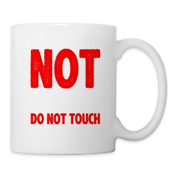 Pas amical, ne touchez pas 18 - Mug blanc - blanc - Droite