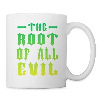 La racine de tous les maux 4 - Mug blanc - blanc - Droite