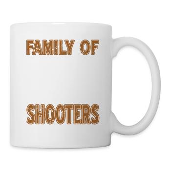 Family Of Shooters Retro Funny NAVY Seal Designs - Mug - white - Right