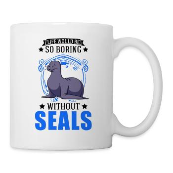 Seal Gift Seal Sea Lion - Mug - white - Right