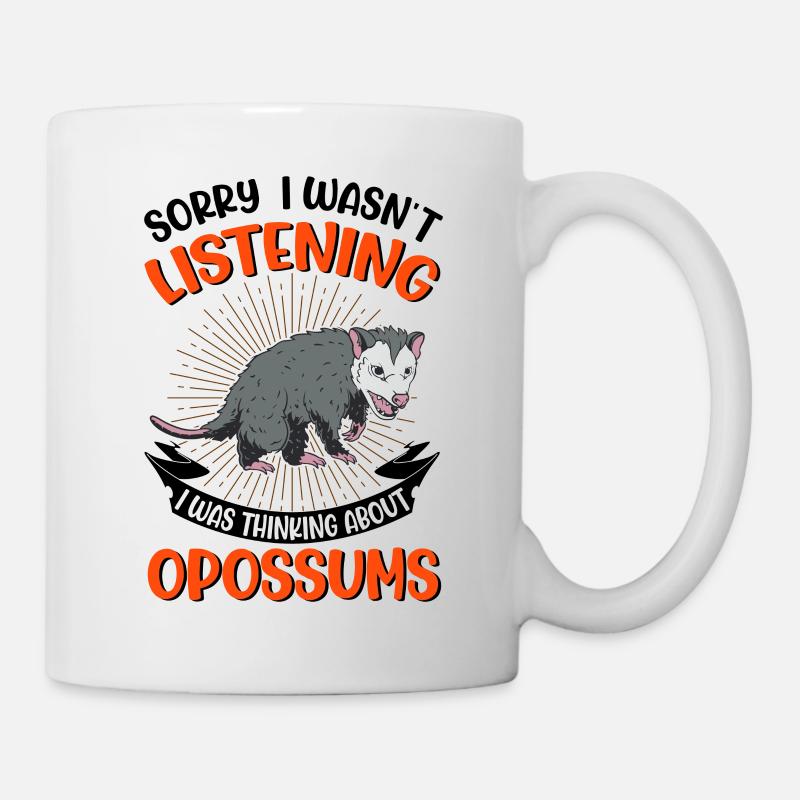 Opossum Geschenk Possum Beutelratte - Tasse - Weiß