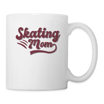 Cadeau Skating Mama - Mug blanc - blanc - Droite