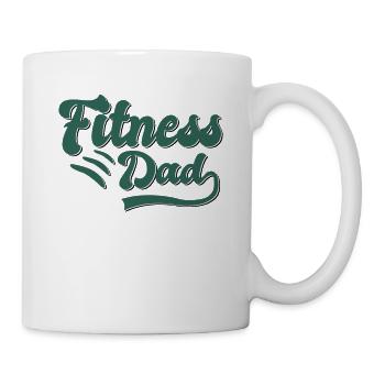 Fitness Papa Cadeau - Mug blanc - blanc - Droite