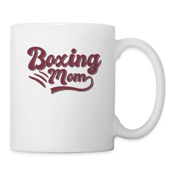 Boxen Mama Geschenk - Tasse - Weiß - Rechts