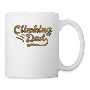 Climbing Papa Gift - Mug - white - Right