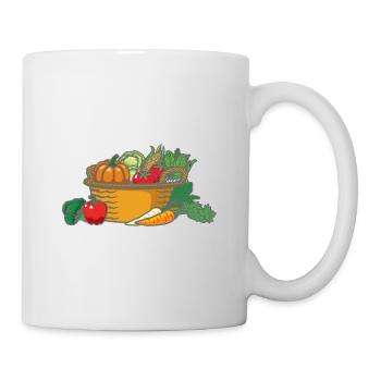 Farm Wife Happy Life Awesome Farmer T-Shirt - Mug blanc - blanc - Droite