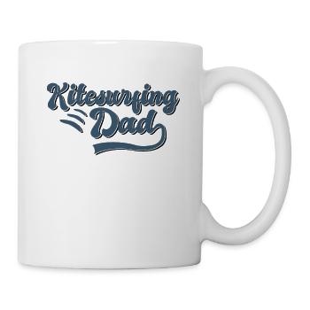Kite surfen Papa Geschenk - Tasse - Weiß - Rechts