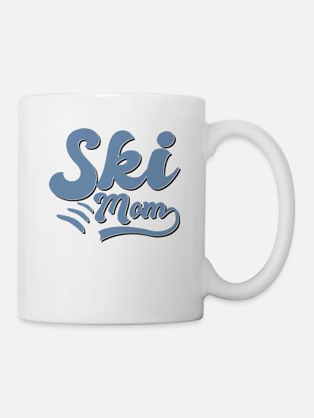 Ski Mama - Tasse - Weiß