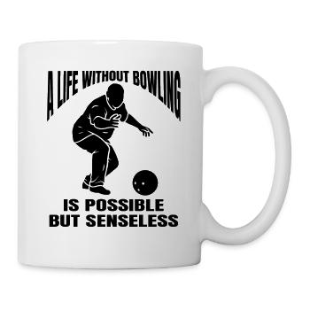 Bowling Kegel Gift Bowling Ball Bowler Bowling - Mug - white - Right
