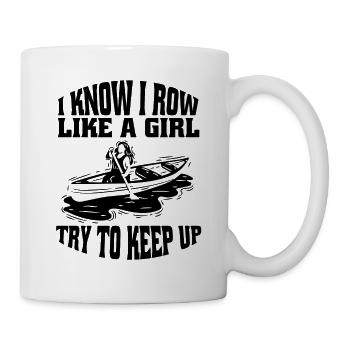 Rower Saying Rowing Club Rowers Funny Rowing - Mug - white - Right