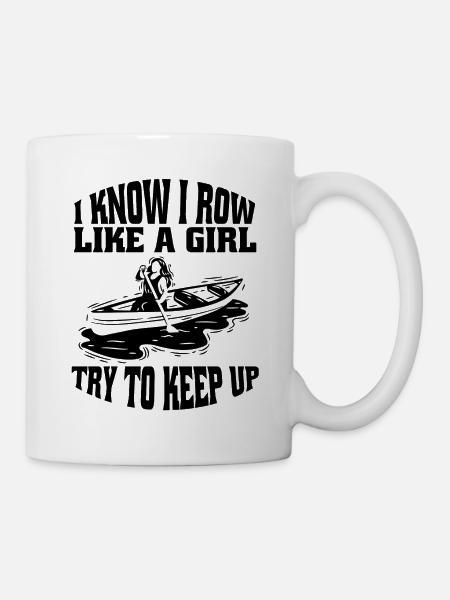 Rameur disant Club d’aviron Rameurs Drôle Aviron - Mug blanc - blanc