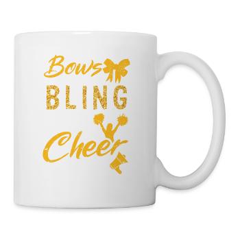 Bögen & Bling It's A Cheer Thing | Cheerleading - Tasse - Weiß - Rechts