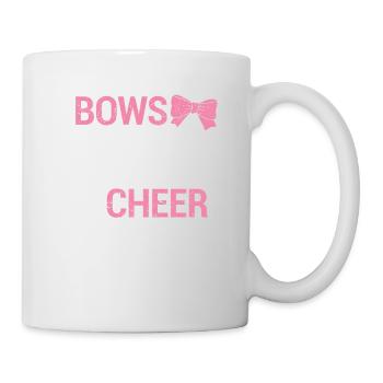 Saluts et bling be a cheer thing funny Cheer - Mug blanc - blanc - Droite