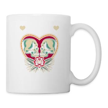 Petite amie, petit ami, homme, partenaire de la Saint-Valentin - Mug blanc - blanc - Droite