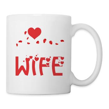 Valentine's Day girlfriend, boyfriend, man, wife partner - Mug - white - Right