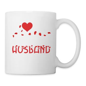 Petite amie, petit ami, homme, partenaire de la Saint-Valentin - Mug blanc - blanc - Droite