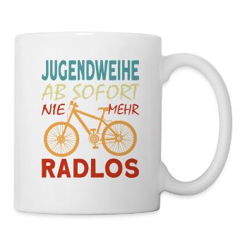 Jugendweihe Geschenke für Jungen und jugendliche - Tasse - Weiß - Rechts