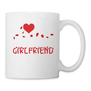 Valentinstags Freundin, Freund, Mann, Frau Partner - Tasse - Weiß - Rechts