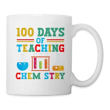 100 days of chemistry lessons for teachers of the - Mug - white - Right