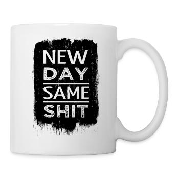 humor happy present idea disc brake gift - Tasse - Weiß - Rechts