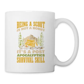 Being a scout is not a hobby, but a - Mug - white - Right