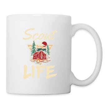 Scout Life Für Alle Scouting Adventure Fans - Tasse - Weiß - Rechts
