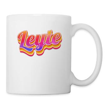 Vintage Philippines Urlaubsreise Asien Leyte - Tasse - Weiß - Rechts