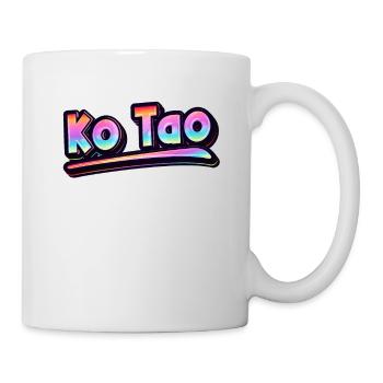 Vintage Thailand Urlaubsreise Asien Thai Ko Tao - Tasse - Weiß - Rechts