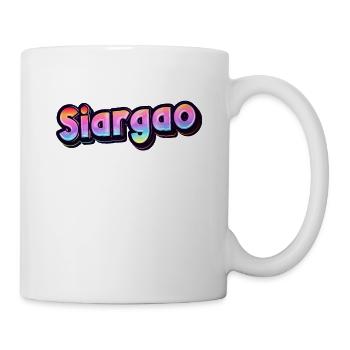Vintage Philippines Urlaubsreise Asien Siargao - Tasse - Weiß - Rechts