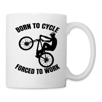 Cycling Mountainbike Cycling Cycling - Mug - white - Right
