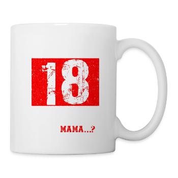 18th Birthday Boy Girl 18 Years Funny Gift - Tasse - Weiß - Rechts