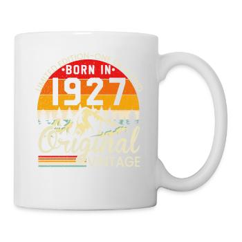 Unique in its kind born in 1927 Original vintage - Mug - white - Right