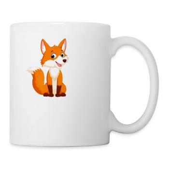 Bin Halt Ein Fuchs - Tasse - Weiß - Rechts