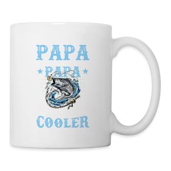 Men's Fisherman Dad Fishing Birthday Gift - Tasse - Weiß - Rechts
