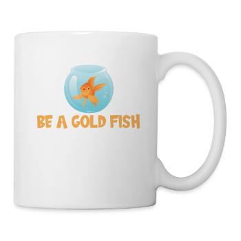 Vintage Goldfisch Karpfen Japan Aquarium Goldfisch - Tasse - Weiß - Rechts