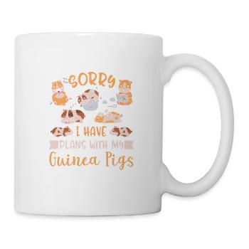 Désolé, j’ai des projets avec mon - Mug blanc - blanc - Droite