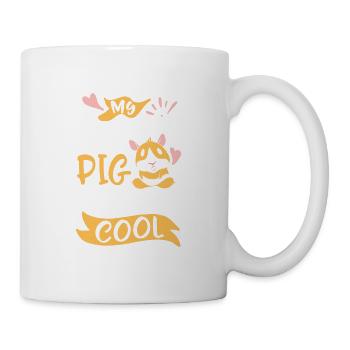 My guinea pig thinks I'm cool - - Mug - white - Right