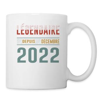 Légendaire Depuis Décembre 2022 Anniversaire - Mug blanc - blanc - Droite
