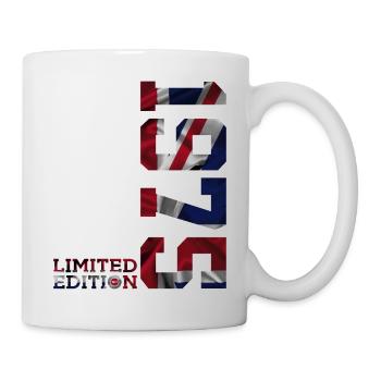 ÉDITION LIMITÉE ANGLETERRE 51E ANNIVERSAIRE 1975 AU ROYAUME-UNI - Mug blanc - blanc - Droite