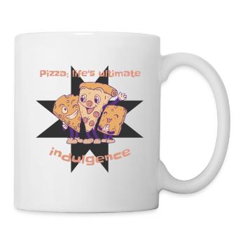 Pizza Life's Ultimate Indulgence Cheese Pizza - Mug - white - Right