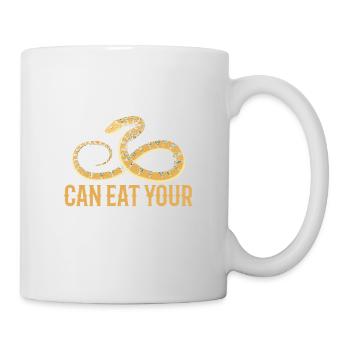 Mein Haustier Kann Dein Haustier Essen - Tasse - Weiß - Rechts